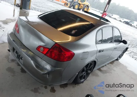 2006 Infiniti G35X z USA, uszkodzony, nr VIN JNKCV51F76M615787